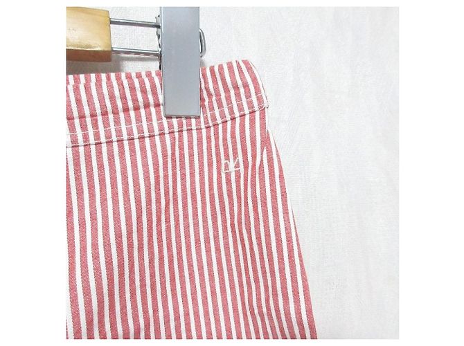 Autre Marque 45R Easy Slim Pants Blanc Rouge - vue 3