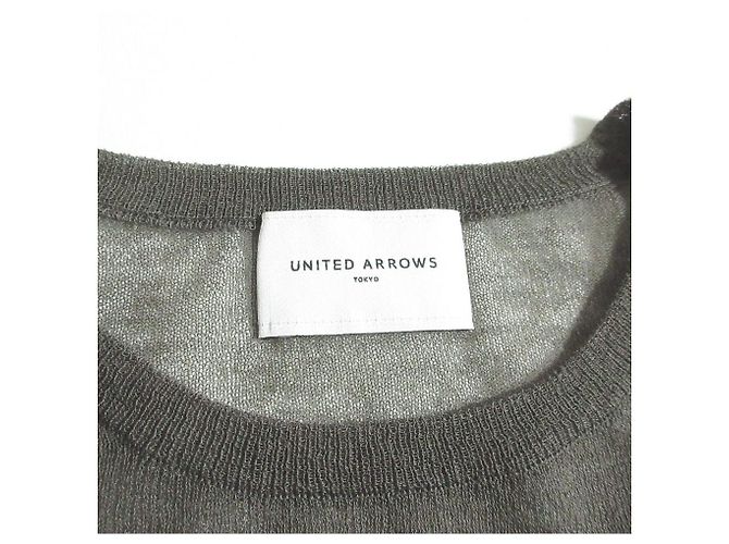 Autre Marque United Arrows Punto de mezcla de lino Castaño - vista 4