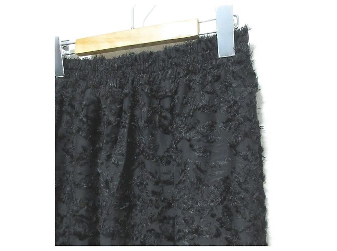 Autre Marque Gonna in jacquard con frange BAYFLOW Nero - vista 3