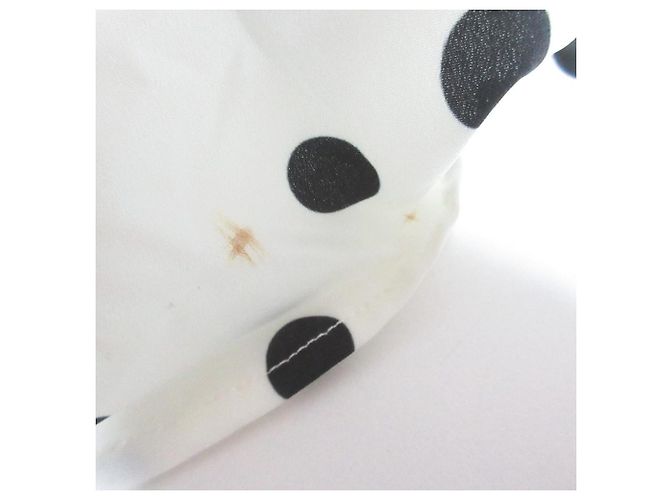 Autre Marque eimy istoire Dot Gather Bluse Weiß - Ansicht 9