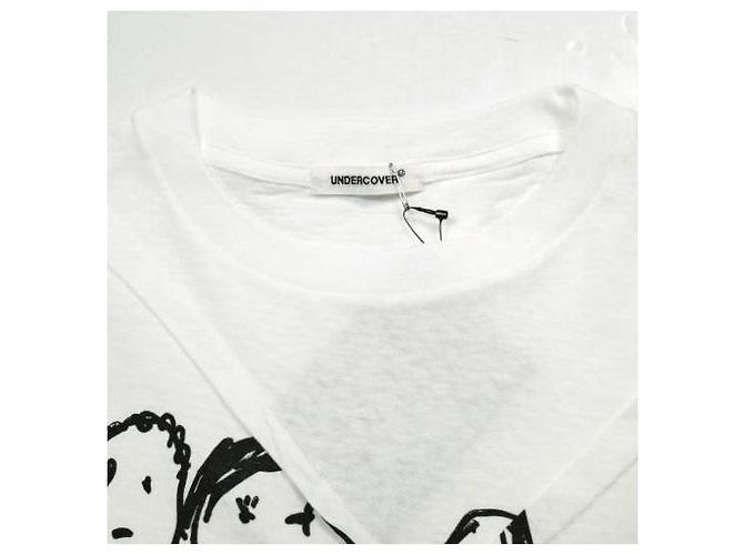 Camiseta de algodón UNDERCOVER con estampado Random Darts Blanco - vista 5