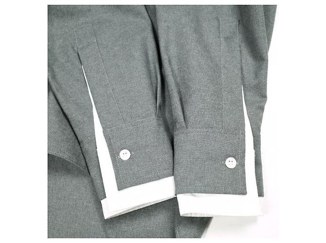 Camicia in lana Marni CAMA0613QS TW839 Marrone - vista 7