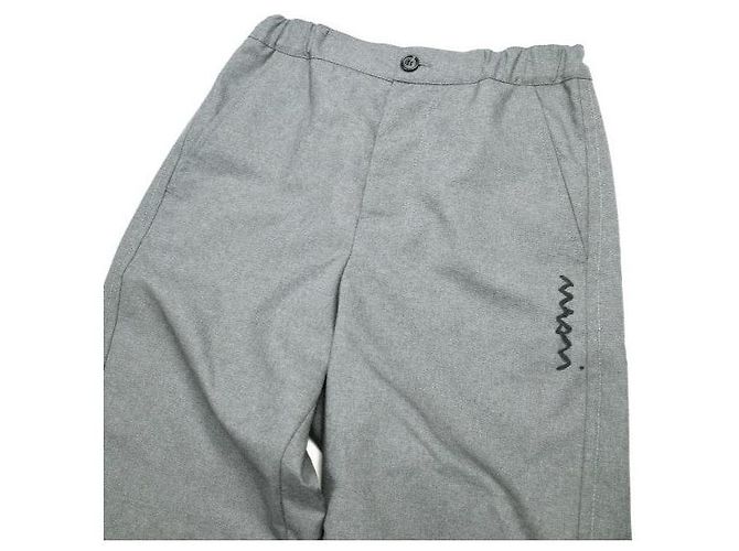 Marni PAMA0482U0 TW839 Pantalones rectos de lana tropical Castaño Damier ebene - vista 5