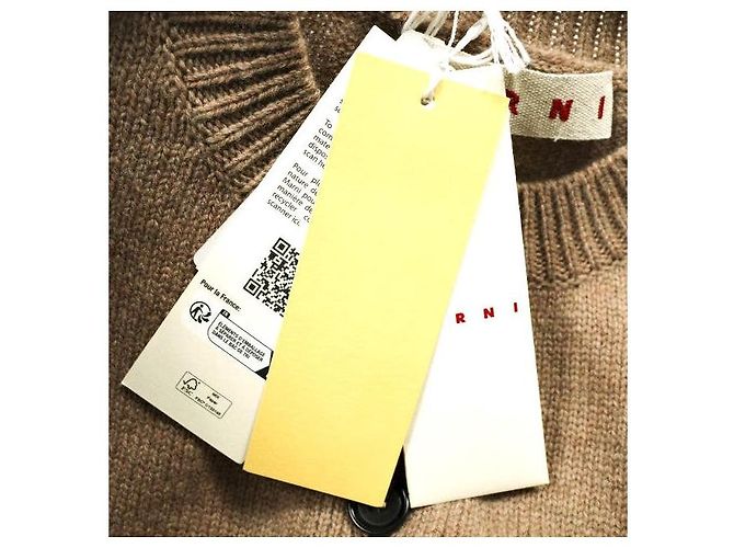 Marni VIRGIN WOOL LOGO CARDIGAN
Cardigan de lana virgen Beige - vista 3