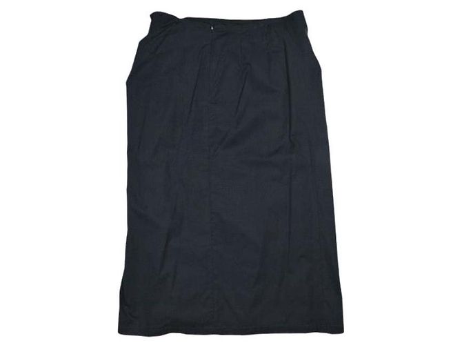 Gonna in cotone Dries Van Noten SIAMO 8329 Blu - vista 2