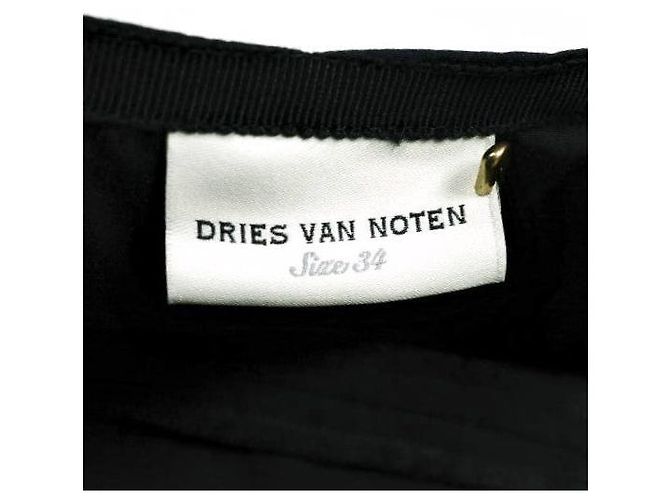 Gonna in cotone Dries Van Noten SIAMO 8329 Blu - vista 9