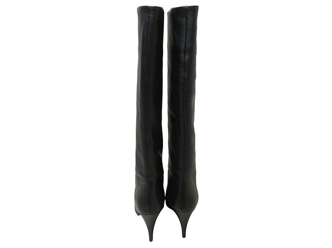 Autre Marque Tommy Hilfiger Zendaya Collaboration Lederstiefel Schwarz - Ansicht 3