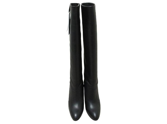 Autre Marque Tommy Hilfiger Zendaya Collaboration Lederstiefel Schwarz - Ansicht 4