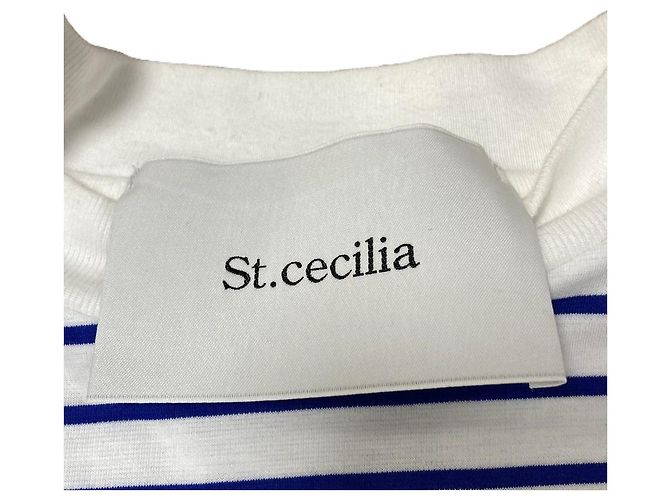 Autre Marque Camiseta St.cecilia BOMBORI Blanco Azul - vista 5