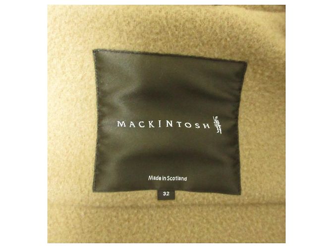 Abrigo de lana Mackintosh beige camel Camello - vista 3