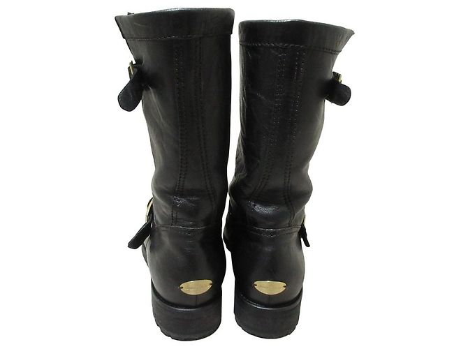 Botas Engineer de cuero Biker Jimmy Choo Negro - vista 2
