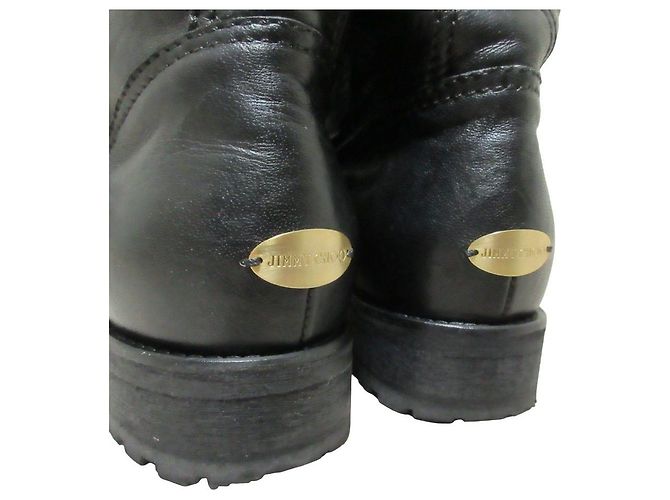 Botas Engineer de cuero Biker Jimmy Choo Negro - vista 7