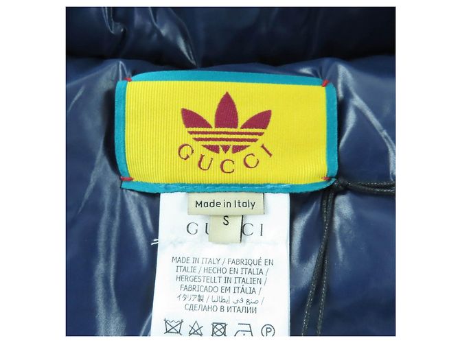 Gucci×adidas Nylon Poncho Blue Navy blue - view 10