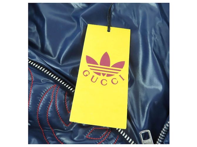 Gucci×adidas Nylon Poncho Blue Navy blue - view 14