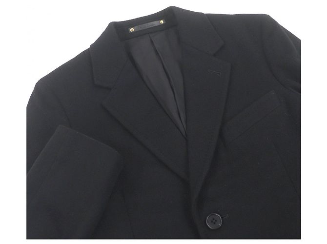 Abrigo Paul Smith Chester 100% Cashmere Negro - vista 2