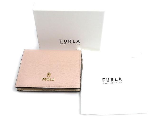Cartera bifold de piel Furla Camelia S Rosa - vista 10