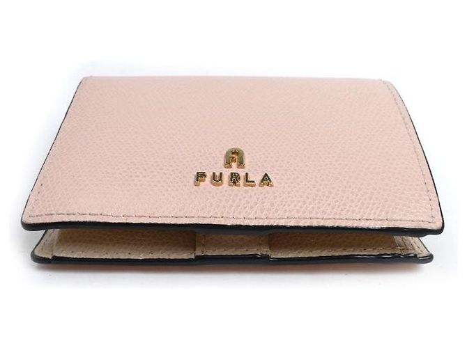 Cartera bifold de piel Furla Camelia S Rosa - vista 4