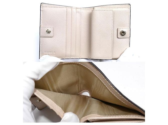 Cartera bifold de piel Furla Camelia S Rosa - vista 5