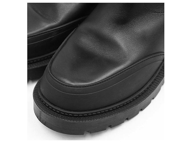 Autre Marque Christian Dior EMPREINTE Lederstiefel Schwarz - Ansicht 14