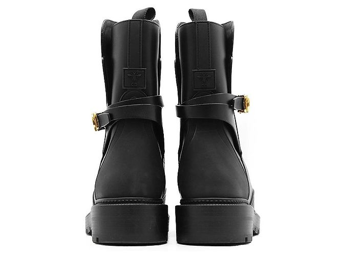 Autre Marque Christian Dior EMPREINTE Lederstiefel Schwarz - Ansicht 6