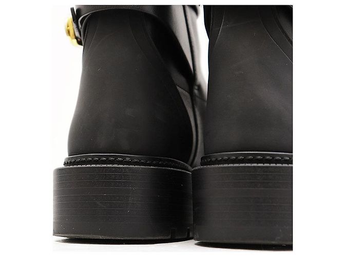 Autre Marque Christian Dior EMPREINTE Lederstiefel Schwarz - Ansicht 7