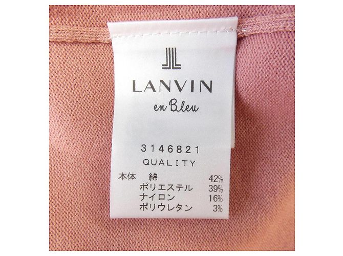 Top in maglia rosa Lanvin - vista 3