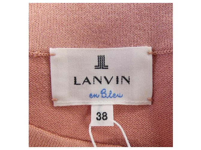 Top in maglia rosa Lanvin - vista 5
