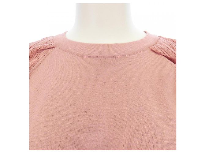 Top in maglia rosa Lanvin - vista 6