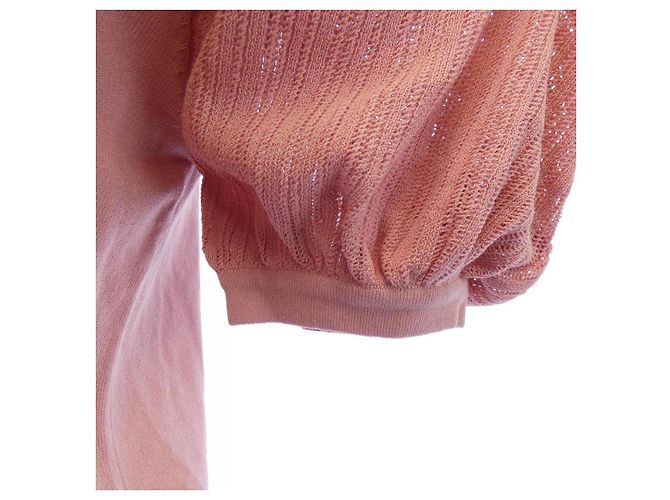 Top in maglia rosa Lanvin - vista 7