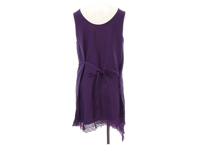 Autre Marque Vestido Y's Morado Púrpura - vista 2