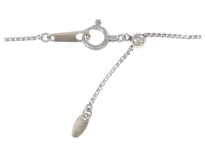 Autre Marque PT900 PT850 2-Wege Diamant-Halskette Silber - Ansicht 5
