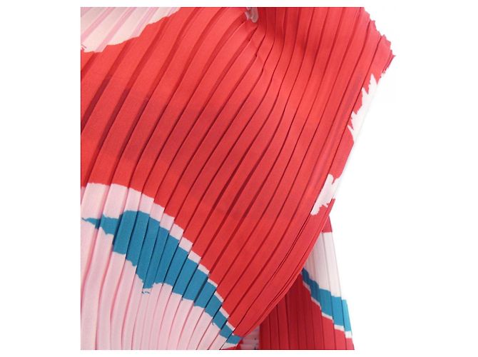 Top Issey Miyake Rojo Azul Blanco Roja - vista 6
