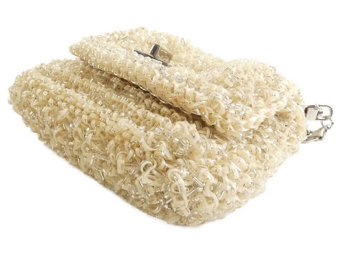 Autre Marque Borsa Anteprima PVC Wire 2way Argento - vista 3