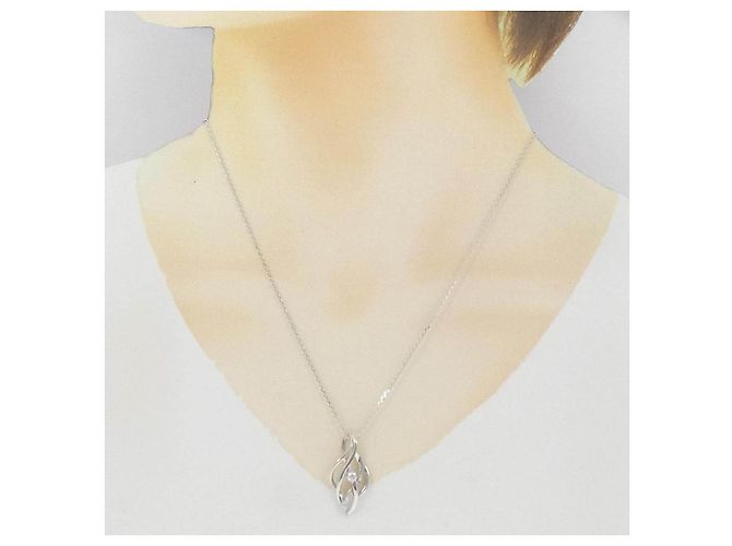 Autre Marque Diamantenhalskette Au750 Silber - Ansicht 6