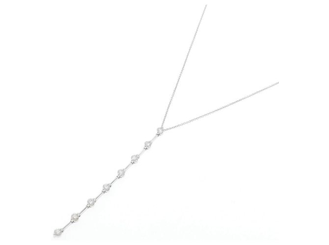 Autre Marque Au750 Diamantenhalskette Silber - Ansicht 2
