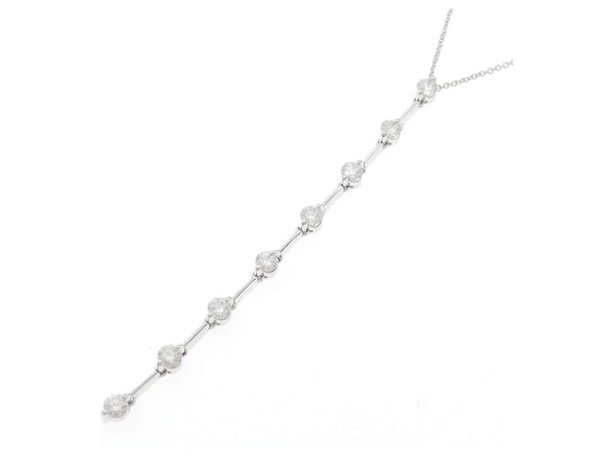 Autre Marque Au750 Diamantenhalskette Silber - Ansicht 3