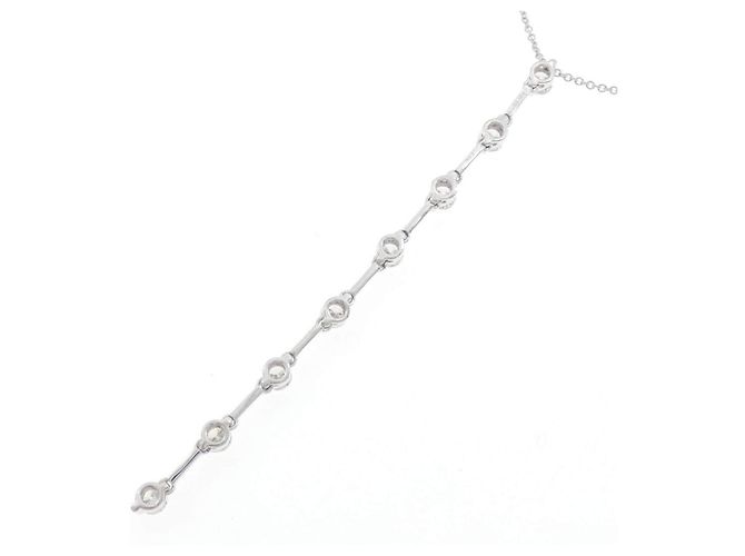 Autre Marque Au750 Diamantenhalskette Silber - Ansicht 4
