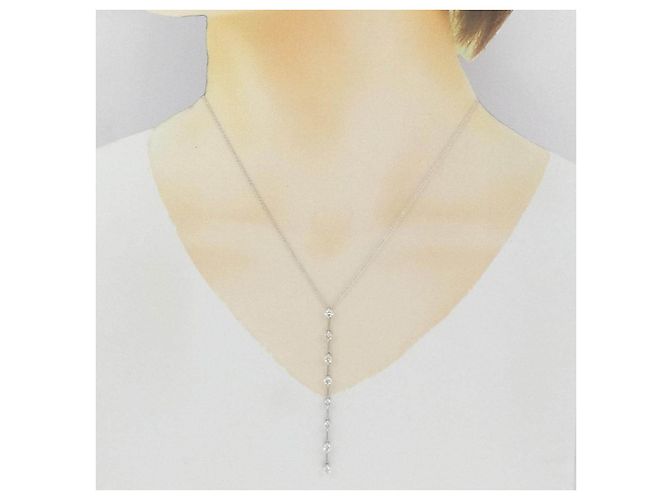 Autre Marque Au750 Diamantenhalskette Silber - Ansicht 6