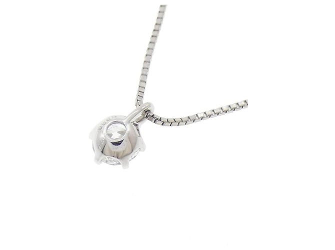Autre Marque Collier en diamant platine PT900 PT850 Argenté - vue 4