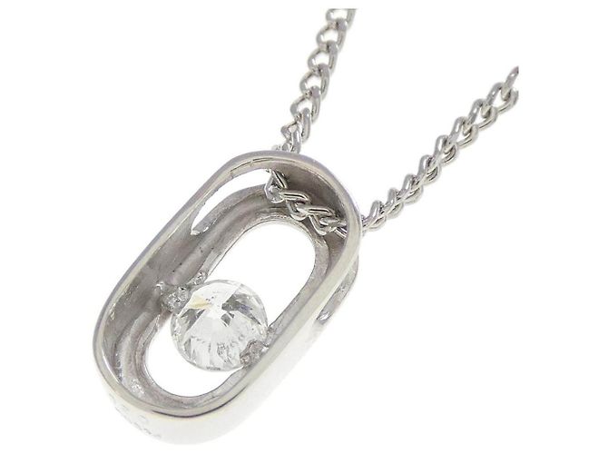 Autre Marque Collana di diamanti Pt900/Pt850 Argento - vista 4