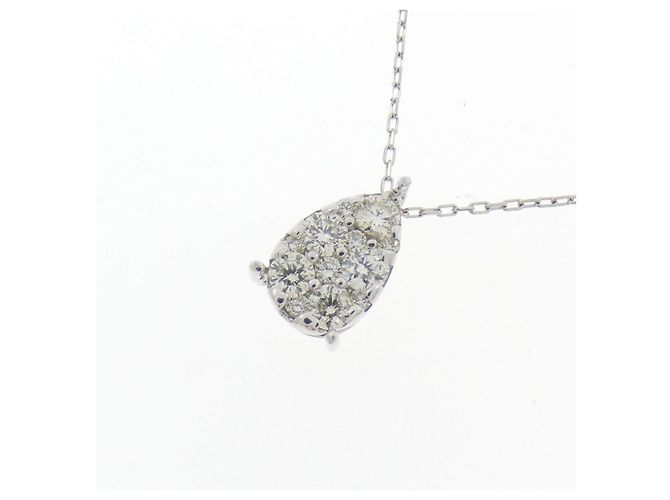 Autre Marque Diamantenhalskette PT950 PT850 Silber - Ansicht 3
