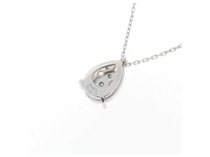 Autre Marque Diamantenhalskette PT950 PT850 Silber - Ansicht 4
