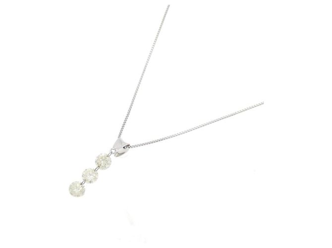 Autre Marque Collana di diamanti PT900 PT850 Argento - vista 2