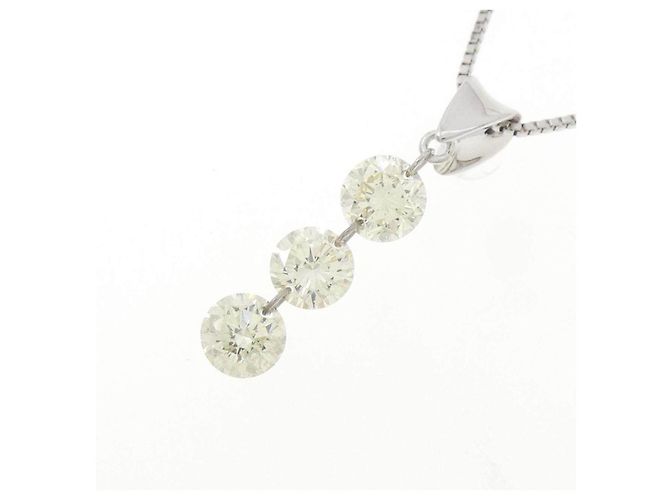 Autre Marque Collana di diamanti PT900 PT850 Argento - vista 3
