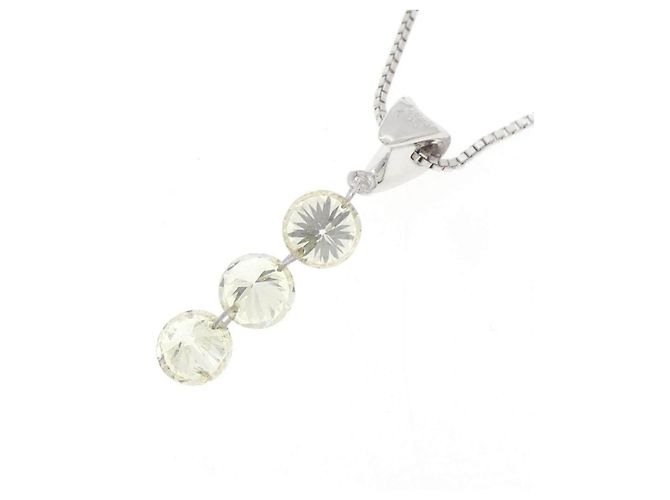 Autre Marque Collana di diamanti PT900 PT850 Argento - vista 4