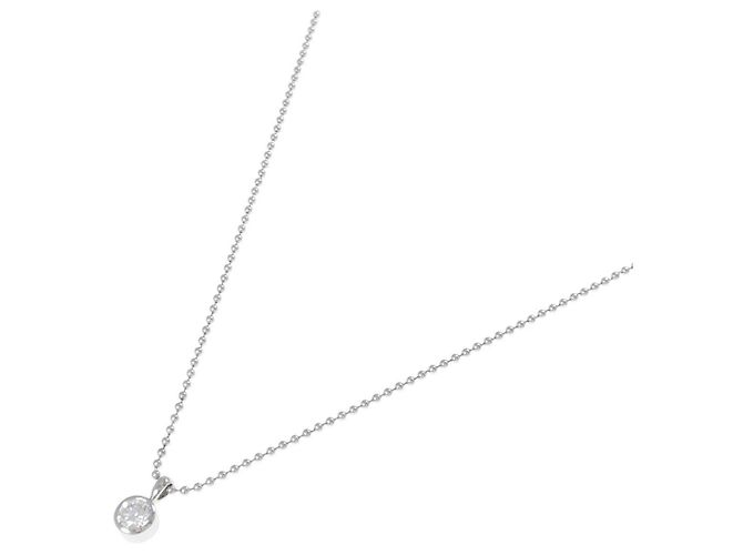 Autre Marque Colar de Pt900 e diamantes Prata - vista 2