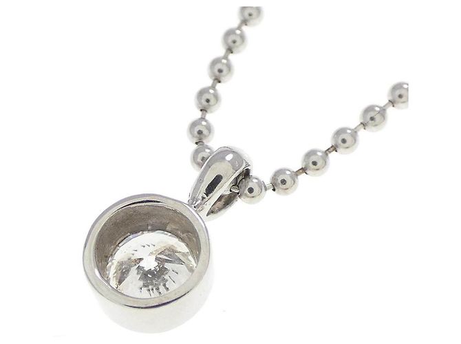 Autre Marque Colar de Pt900 e diamantes Prata - vista 4