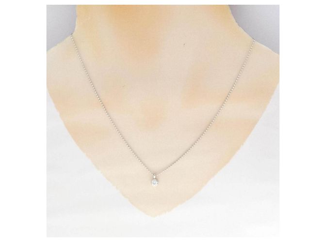Autre Marque Colar de Pt900 e diamantes Prata - vista 6