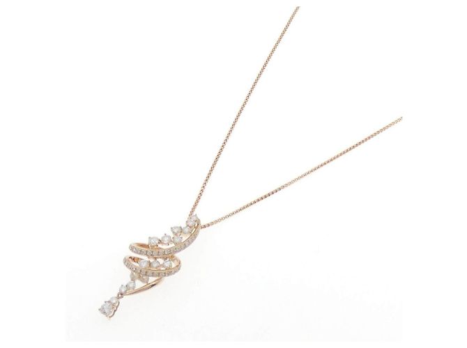 Autre Marque Collana di diamanti Au750 Rosa - vista 2