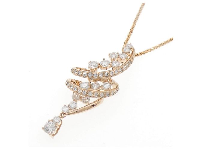 Autre Marque Collana di diamanti Au750 Rosa - vista 3